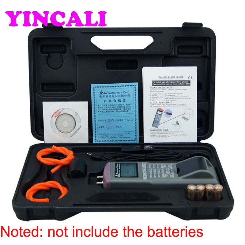 Fast Shipping Datalogging Digital Manometer AZ9835 Intelligent Differential Pressure Datalogger Gauge with Built in Printer
Fast Shipping Datalogging Digital Manometer AZ9835 Intelligent Differential Pressure Datalogger Gauge with Built in Printer