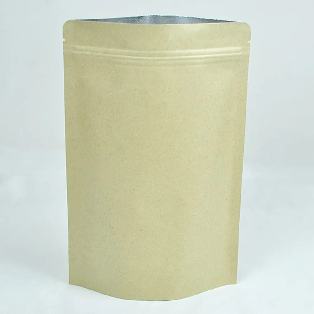 High Quality Multi Sizes 100pcs Herb Coffee Tea Retail Zip Lock Storage Bag Reclosable Kraft Paper Stand Up Pouches
High Quality Multi Sizes 100pcs Herb Coffee Tea Retail Zip Lock Storage Bag Reclosable Kraft Paper Stand Up Pouches