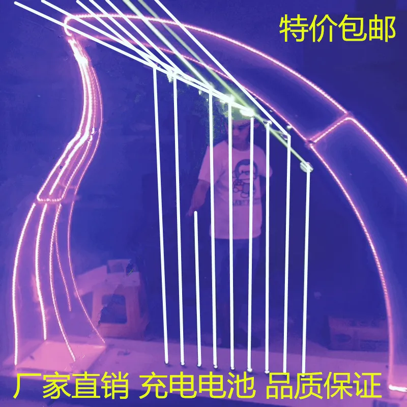 Reality room escape props laser harp Music unlock /Stage show Laser harp/No laser
Reality room escape props laser harp Music unlock /Stage show Laser harp/No laser