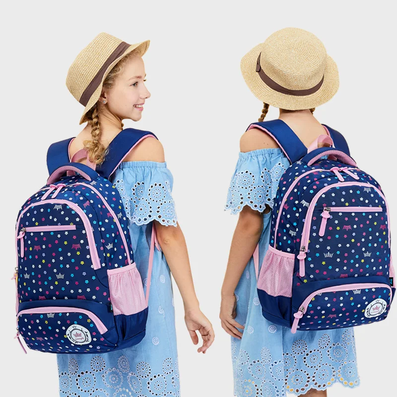Солнечная восьмерка большой ёмкость новый Дейзи печати девушка школьная сумка