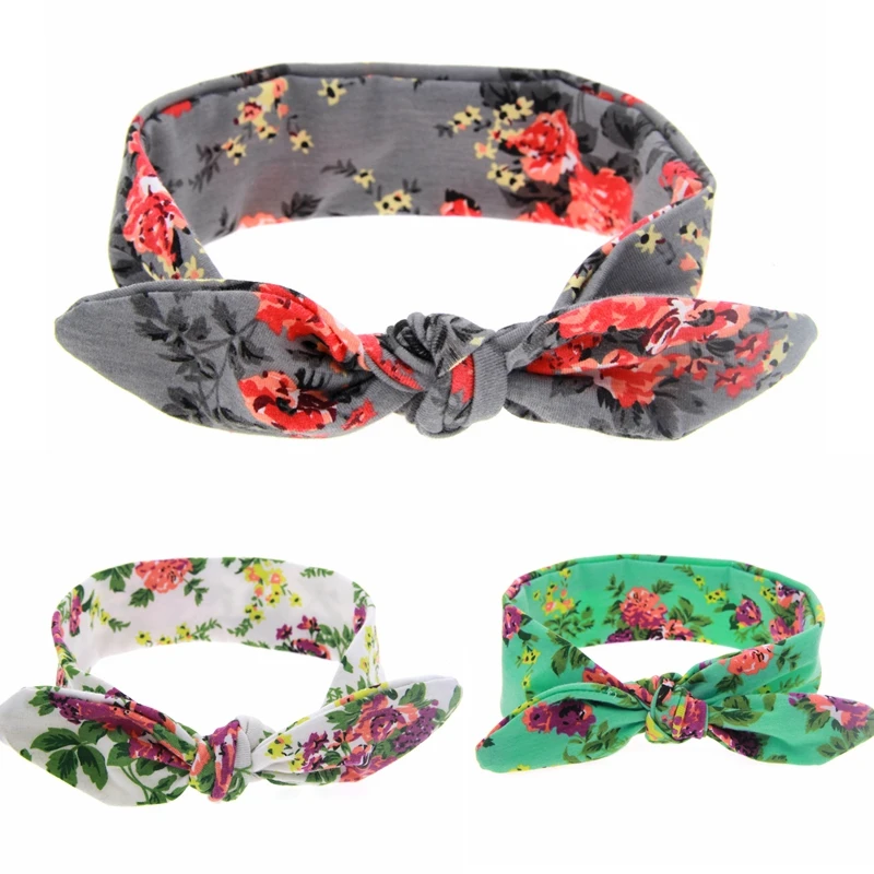 Fashion Little Girl Hairband Headbands Kids Flower print hair Accessories Rabbit Ear Bow Knot Head Wraps HB022
Fashion Little Girl Hairband Headbands Kids Flower print hair Accessories Rabbit Ear Bow Knot Head Wraps HB022