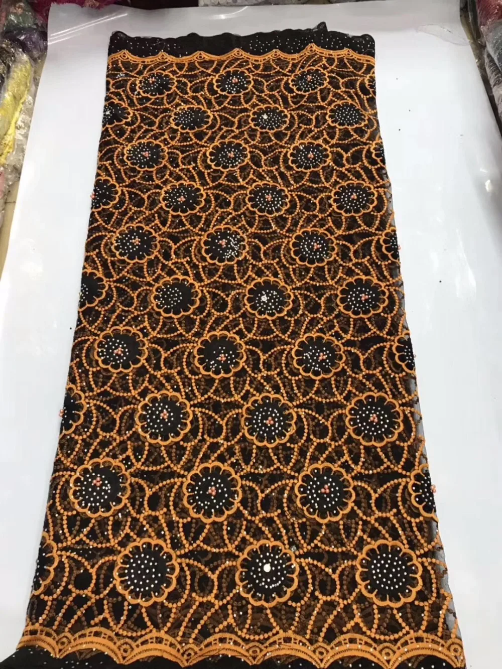 Latest African Laces Fabrics Embroidered Stones beads African French Tulle Lace Fabric 2019 African French Net Lace Fabric W3
Latest African Laces Fabrics Embroidered Stones beads African French Tulle Lace Fabric 2019 African French Net Lace Fabric W3