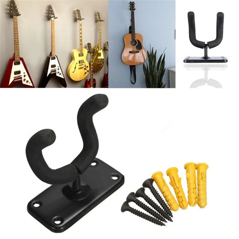 Guitar Hanger Hook Holder Wall Mount Stand Rack Bracket Display Fits Most Guitar Bass Accessories Easy To Install+Screws
Guitar Hanger Hook Holder Wall Mount Stand Rack Bracket Display Fits Most Guitar Bass Accessories Easy To Install+Screws