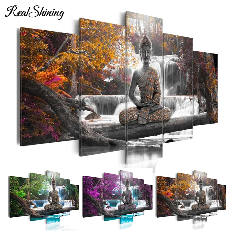 REALSHINING diy Алмазная вышивка водопады Будды 5 шт. Алмазная картина Крест стич мозаика полностью квадратные рукодельные FS2228
REALSHINING diy Алмазная вышивка водопады Будды 5 шт. Алмазная картина Крест стич мозаика полностью квадратные рукодельные FS2228