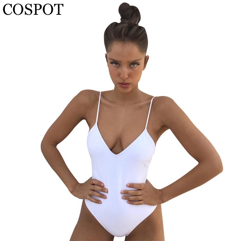 COSPOT One Piece Swimsuits 2019 Solid One Piece Swimsuit Swimwear Women Bodysuit Female Bathing Suit Swimming Beachwear
COSPOT One Piece Swimsuits 2019 Solid One Piece Swimsuit Swimwear Women Bodysuit Female Bathing Suit Swimming Beachwear