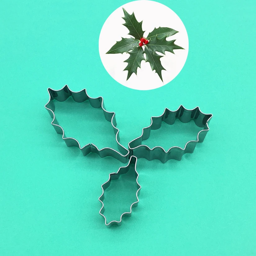 Оптовая продажа 10 комплектов (3 шт./компл.) Холли лист Sugarcraft резаки набор, нержавеющая сталь помадка торт печенья украшения инструменты
Оптовая продажа 10 комплектов (3 шт./компл.) Холли лист Sugarcraft резаки набор, нержавеющая сталь помадка торт печенья украшения инструменты