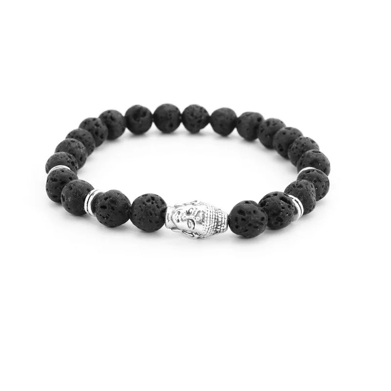 10pcs New male bracelet Natural Stone Alloy silver gold Buddha 8 mm beads with volcanic rock men Jewelry Lava Yoga Bracelets
10pcs New male bracelet Natural Stone Alloy silver gold Buddha 8 mm beads with volcanic rock men Jewelry Lava Yoga Bracelets