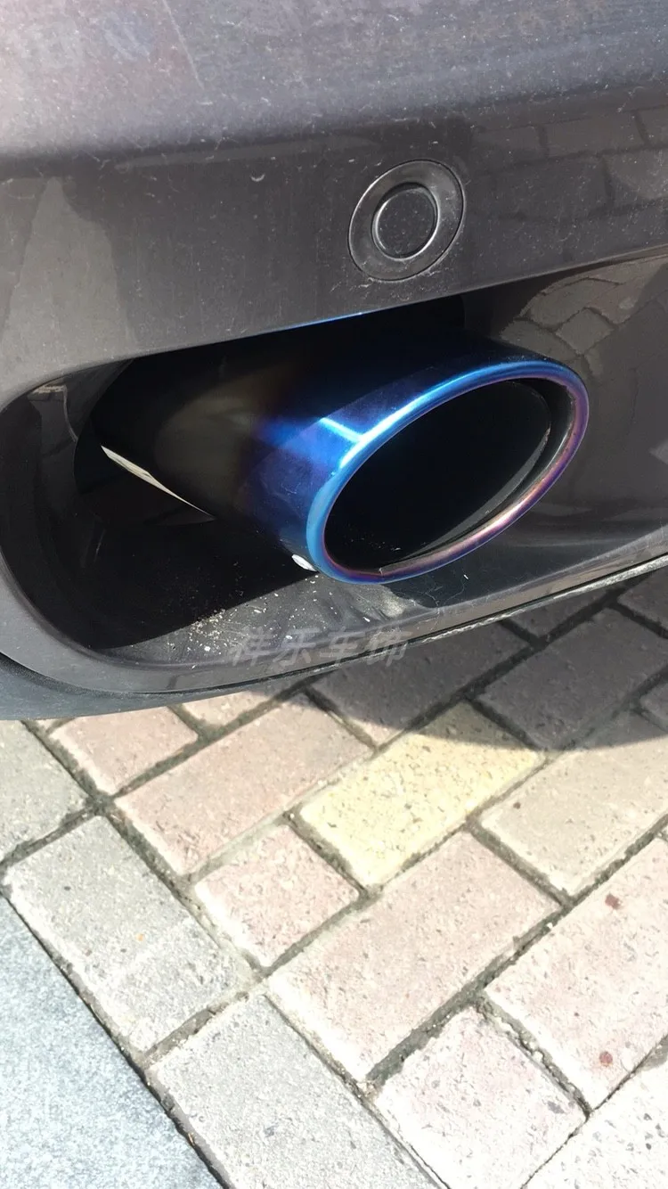 Подходит для 11 18 BMW X5 хвост горло модифицированный выхлоп труба декоративная