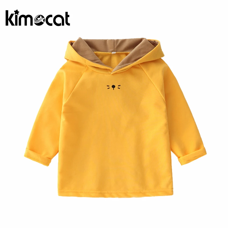Kimocat Одежда для новорожденных мальчиков и девочек толстовки с длинным рукавом