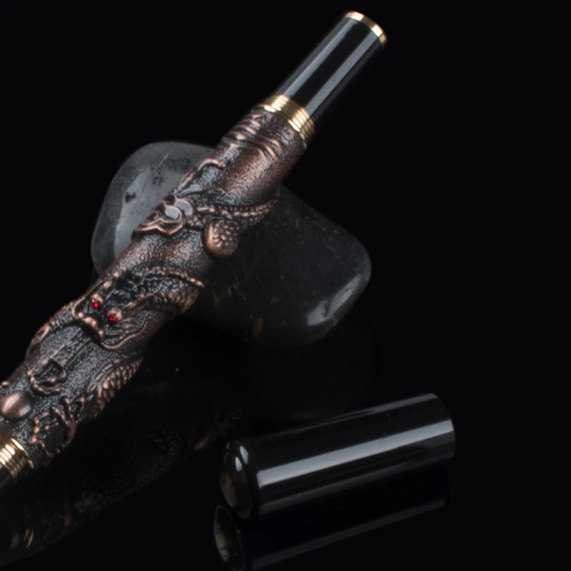 Jinhao Metal Vintage Rollerball Pen with Ink Refill, Oriental Dragon Series Creative Pen red Noble Collection Gift Pen
Jinhao Metal Vintage Rollerball Pen with Ink Refill, Oriental Dragon Series Creative Pen red Noble Collection Gift Pen