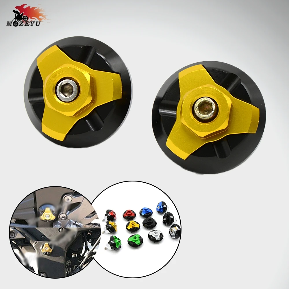 Motorcycle Accessories CNC Frame Hole Cap Covers Plug Carved Decorative Cover Plug for yamaha yzf r3 r300 r25 r250 2013-2016
Motorcycle Accessories CNC Frame Hole Cap Covers Plug Carved Decorative Cover Plug for yamaha yzf r3 r300 r25 r250 2013-2016