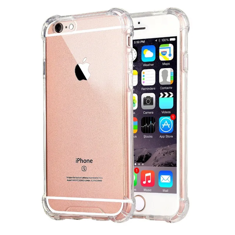 For iPhone 6 6s Plus 7 7Plus 8Plus Phone Case Soft TPU Clear Anti Shock Cover for iPhone X Case Corners Protection for iPhone 7
For iPhone 6 6s Plus 7 7Plus 8Plus Phone Case Soft TPU Clear Anti Shock Cover for iPhone X Case Corners Protection for iPhone 7