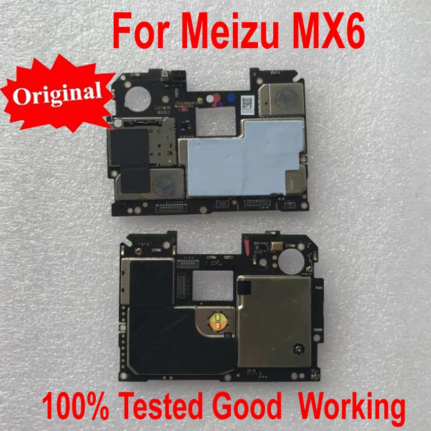 Original Tested Working Mainboard For Meizu MX6 M685Q 32GB Phone Motherboard Main board Card Fee Circuits Flex Cable Replacement
Original Tested Working Mainboard For Meizu MX6 M685Q 32GB Phone Motherboard Main board Card Fee Circuits Flex Cable Replacement