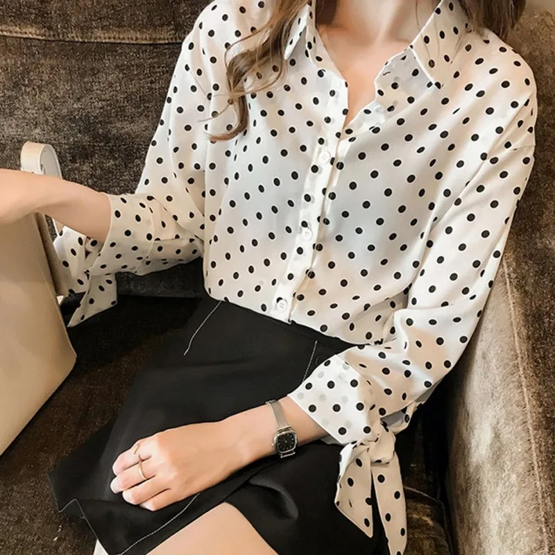 2020 Blouse Women Long Sleeved Shirt Female Fashion Loose Blouse Office Lady clothing
2020 Blouse Women Long Sleeved Shirt Female Fashion Loose Blouse Office Lady clothing