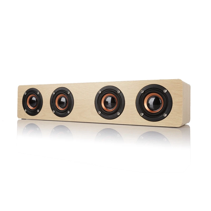 Лучшие предложения портативный Bluetooth 4 0 Деревянный Hi Fi громкий динамик fm радио 12