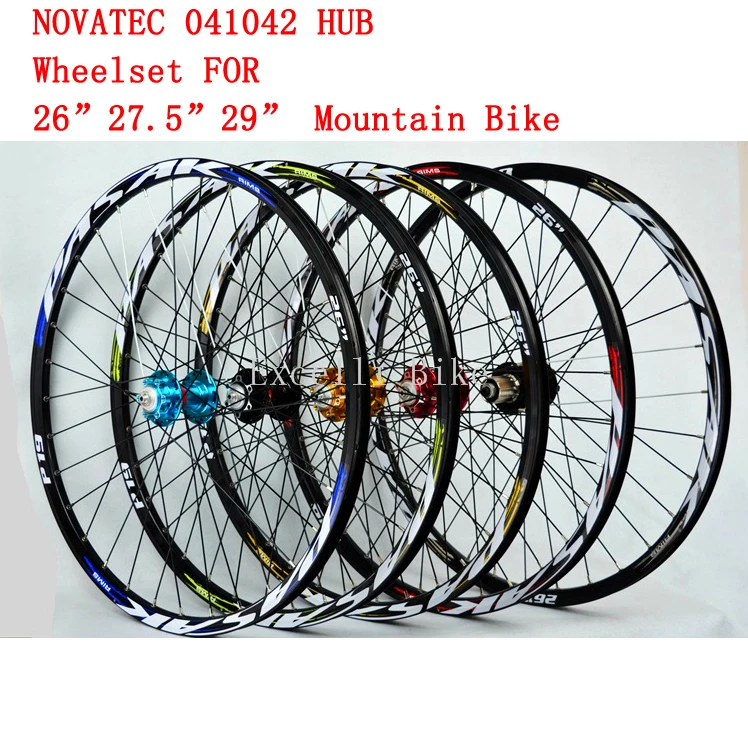 1 пара, колеса из алюминиевого сплава MTB 26, 27,5, 29 дюймов, 26/27, 5/29er, горный велосипед, передняя, 4, задняя, 4 подшипника, ступица NOVATEC 041042
1 пара, колеса из алюминиевого сплава MTB 26, 27,5, 29 дюймов, 26/27, 5/29er, горный велосипед, передняя, 4, задняя, 4 подшипника, ступица NOVATEC 041042