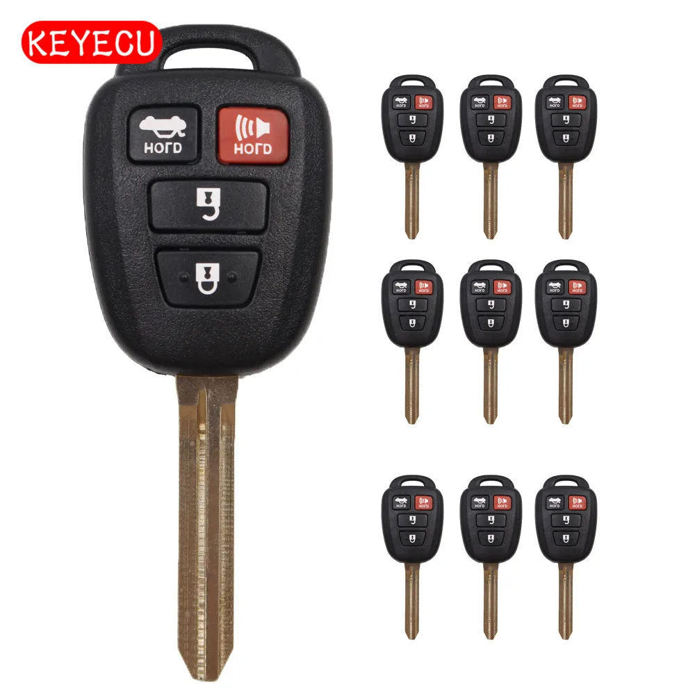 Keyecu 10 шт./лот Замена дистанционного ключа оболочки 3 + 1 кнопка Fob для Camry Uncut TOY43 лезвие
Keyecu 10 шт./лот Замена дистанционного ключа оболочки 3 + 1 кнопка Fob для Camry Uncut TOY43 лезвие