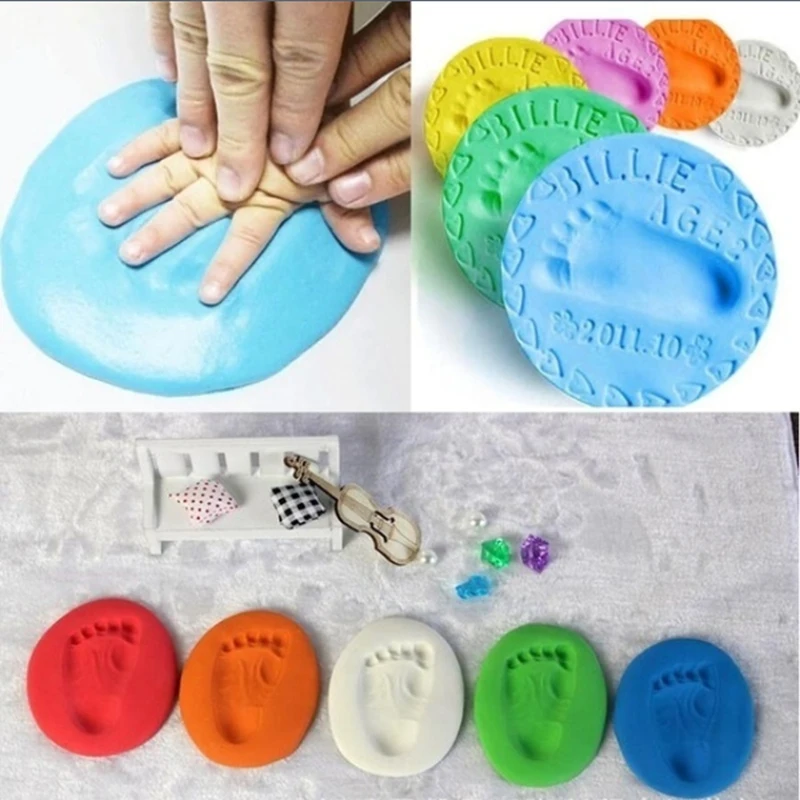 3pcs Baby Footprint Dry Air Soft Clay Infant And Child Growth Record Souvenir Footprint Mud 20g Multicolor Optional
3pcs Baby Footprint Dry Air Soft Clay Infant And Child Growth Record Souvenir Footprint Mud 20g Multicolor Optional