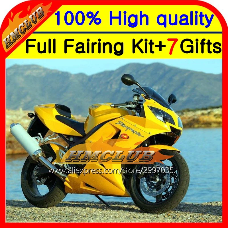 Body For Triumph Daytona 650 dark yellow 02-05 2002 2003 2004 2005 5#85 Daytona 600 650 ALL gloss yellow 02 03 04 05 Fairings
Body For Triumph Daytona 650 dark yellow 02-05 2002 2003 2004 2005 5#85 Daytona 600 650 ALL gloss yellow 02 03 04 05 Fairings