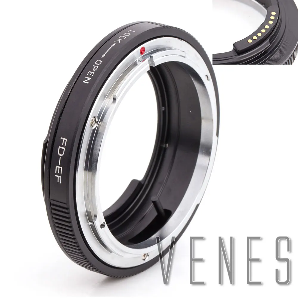 Venes For FD-EOS GE-1 Macro AF Confirm Lens Mount Adapter - Suit For Canon FD Mount Lens to Canon EOS Camera 4000D/2000D/6D II
Venes For FD-EOS GE-1 Macro AF Confirm Lens Mount Adapter - Suit For Canon FD Mount Lens to Canon EOS Camera 4000D/2000D/6D II
