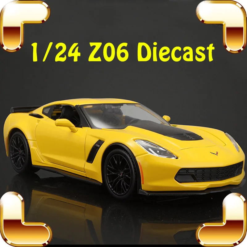 New Year Gift Z06 1/24 Metal Model Car Collection Static Toy Cars Strong Material Alloy Decoration Wheel Scale Simulation Models
New Year Gift Z06 1/24 Metal Model Car Collection Static Toy Cars Strong Material Alloy Decoration Wheel Scale Simulation Models