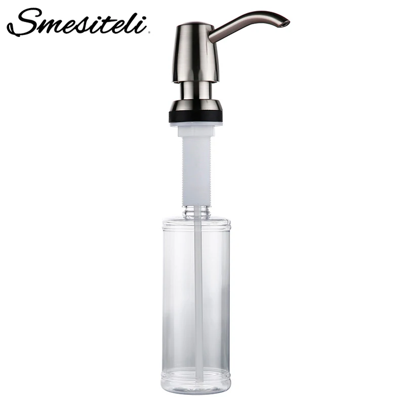 Smesiteli Kitchen Sink Soap Dispenser Brushed ABS Bottle 320ML 360 Degrees Swivel For Kitchen Bathroom Soap Dispenser
Smesiteli Kitchen Sink Soap Dispenser Brushed ABS Bottle 320ML 360 Degrees Swivel For Kitchen Bathroom Soap Dispenser