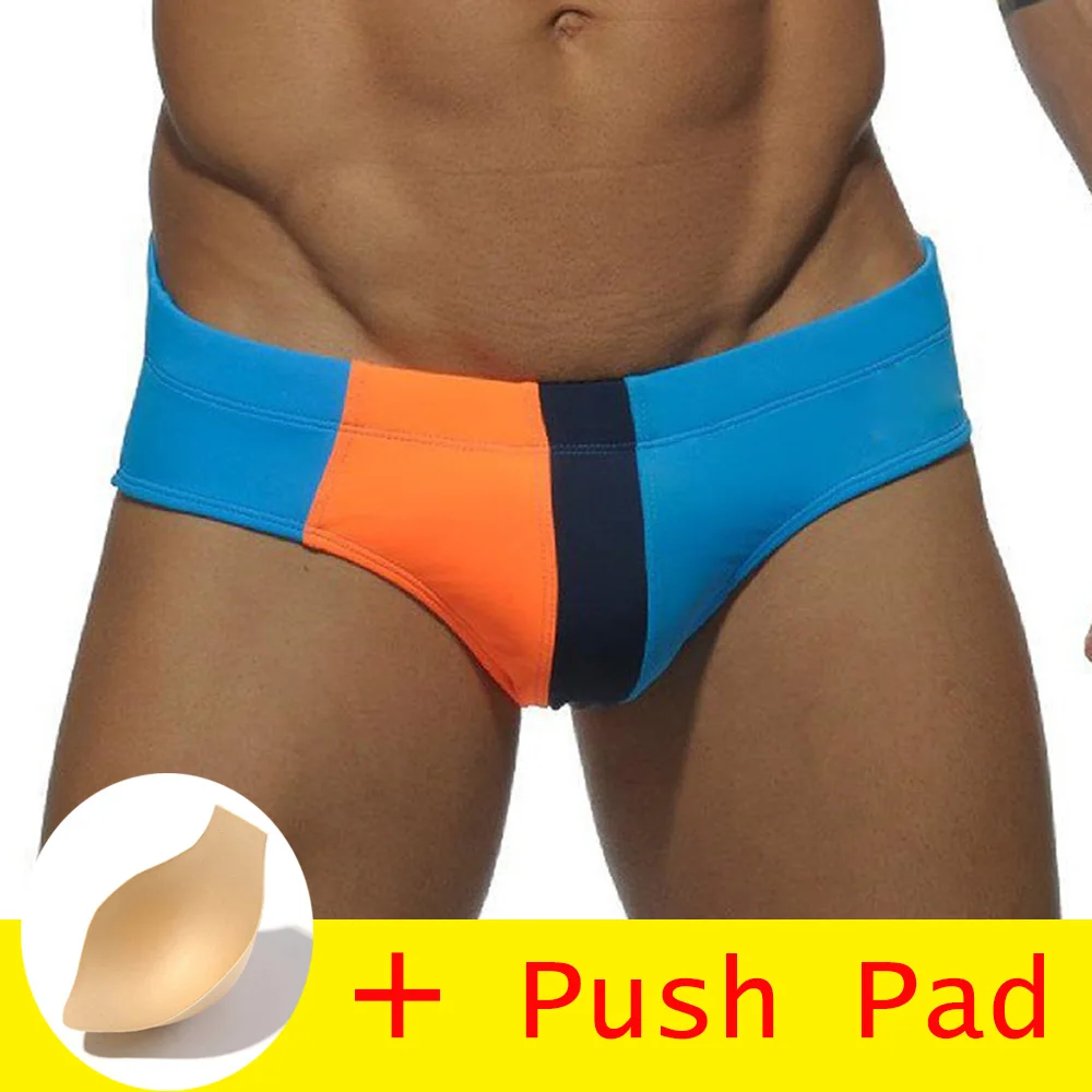 Summer Men Swim Brief With Push Pad Low Waist Sexy Swimsuit Waterproof Swimming Trunks Men Swim Shorts Swimwear Men Sunga 2018
Summer Men Swim Brief With Push Pad Low Waist Sexy Swimsuit Waterproof Swimming Trunks Men Swim Shorts Swimwear Men Sunga 2018