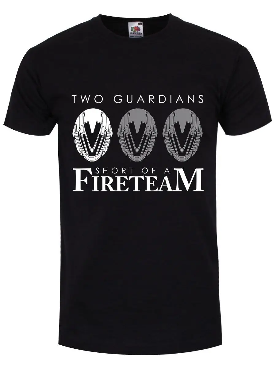 Two Guardians Short Of A Fireteam Men's Black T-shirt Short Sleeve Hip Hop Tee T Shirt top tee Simple Style
Two Guardians Short Of A Fireteam Men's Black T-shirt Short Sleeve Hip Hop Tee T Shirt top tee Simple Style