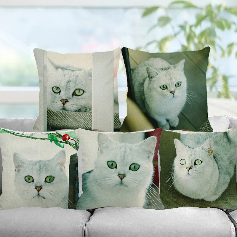 XUNYU Cute Pet Cushion Cover Beautiful Cat Throw Pillow Case Linen Cushion Case Sofa Bed Decorative Pillowcase 45x45cm C0012
XUNYU Cute Pet Cushion Cover Beautiful Cat Throw Pillow Case Linen Cushion Case Sofa Bed Decorative Pillowcase 45x45cm C0012
