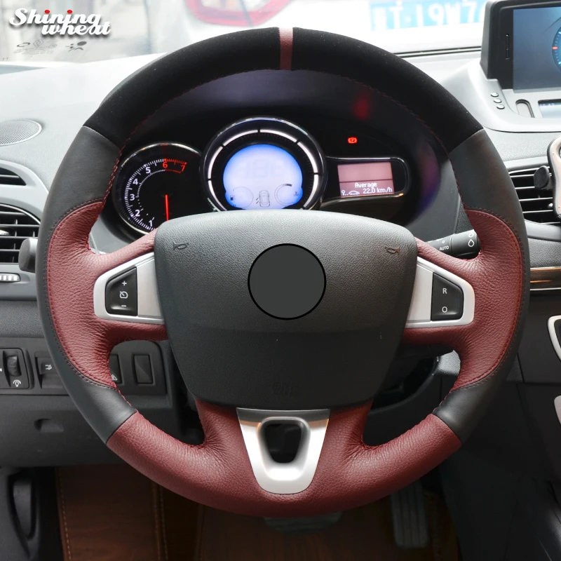 Hand Sew Red Black Leather Steering Wheel Cover for Renault Fluence Fluence ZE 2009-2016 Kangoo 2013-2016 Scenic 2010-2015
Hand Sew Red Black Leather Steering Wheel Cover for Renault Fluence Fluence ZE 2009-2016 Kangoo 2013-2016 Scenic 2010-2015
