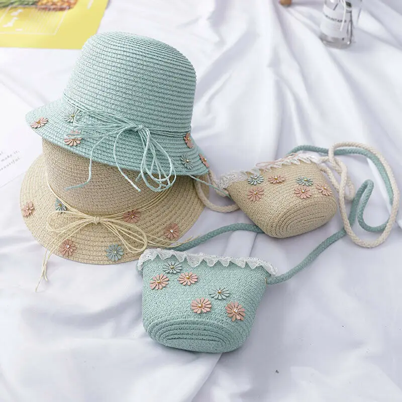 2019 Newest Fashion 2pcs Girl Kids Beach Bucket Breathable Cap Straw Sun Hat+Shoulder Handbag Bag US
2019 Newest Fashion 2pcs Girl Kids Beach Bucket Breathable Cap Straw Sun Hat+Shoulder Handbag Bag US