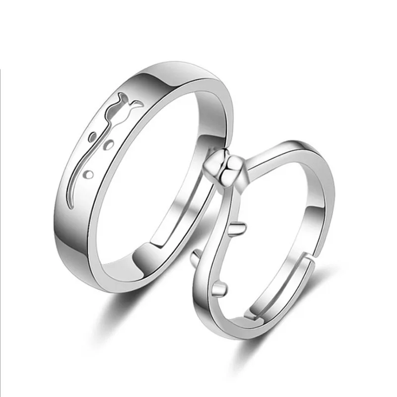 KOFSAC New Fashion 925 Sterling Silver Ring Simple Hollow Rose Adjustable Couple Rings For Men Women Engagement Lovers Jewelry
KOFSAC New Fashion 925 Sterling Silver Ring Simple Hollow Rose Adjustable Couple Rings For Men Women Engagement Lovers Jewelry