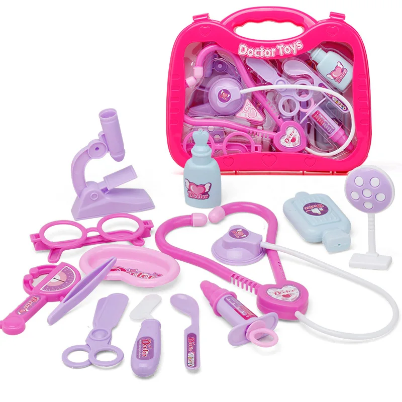 13 Pcs/Set With Box Children Pretend Doctor Toys Set Portable Suitcase Medical Kit Kids Educational Role Play Classic Toys
13 Pcs/Set With Box Children Pretend Doctor Toys Set Portable Suitcase Medical Kit Kids Educational Role Play Classic Toys