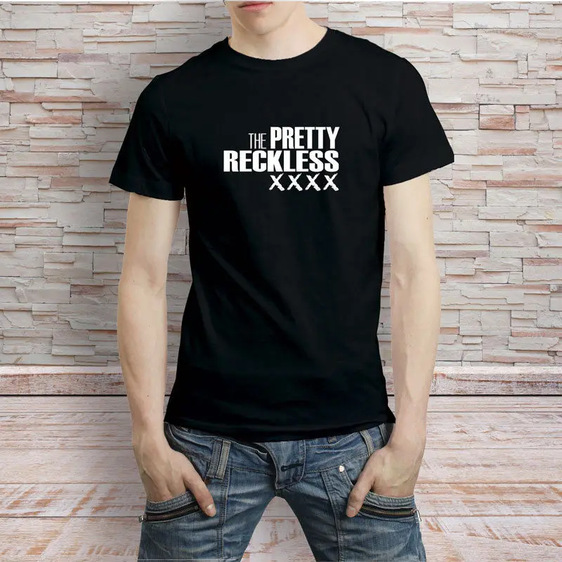The Pretty Reckless xxxx рок группа логотип Футболка|the pretty reckless|rock bandtee tee |