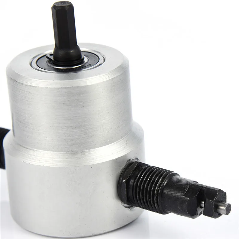 360 Degree Nibble Metal Cutting Double Head Sheet Nibbler Hole Saw Cutter Drill Tool Tackle Car Repair Metal Sheet Production
360 Degree Nibble Metal Cutting Double Head Sheet Nibbler Hole Saw Cutter Drill Tool Tackle Car Repair Metal Sheet Production