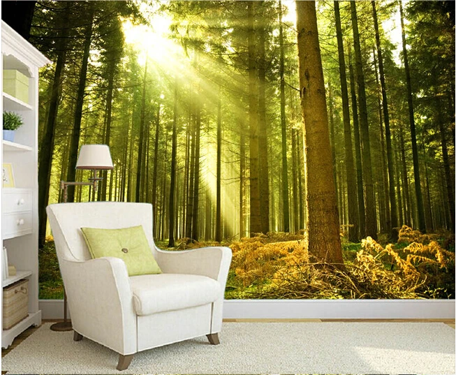 Custom nature wall murals, the sun through the forest wall mural for the bedroom TV KTV waterproof vinyl papel DE parede
Custom nature wall murals, the sun through the forest wall mural for the bedroom TV KTV waterproof vinyl papel DE parede