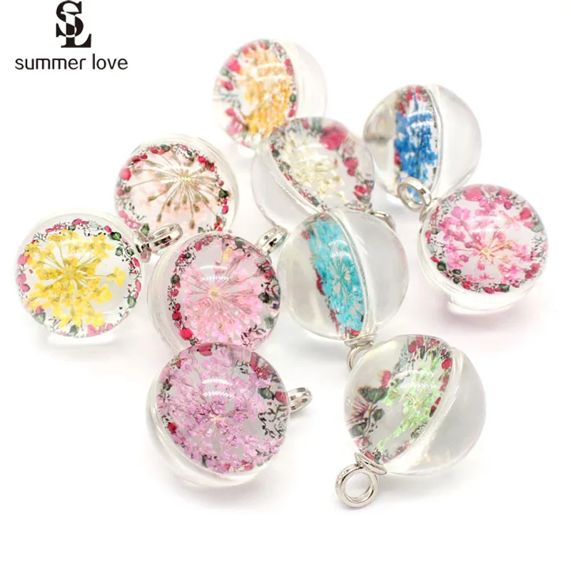 10PCS Mixed Dried Flower Charm for DIY Jewelry Making Wholesale Clear Round Glass Ball Pendant Fit Necklace Accessories Findings
10PCS Mixed Dried Flower Charm for DIY Jewelry Making Wholesale Clear Round Glass Ball Pendant Fit Necklace Accessories Findings