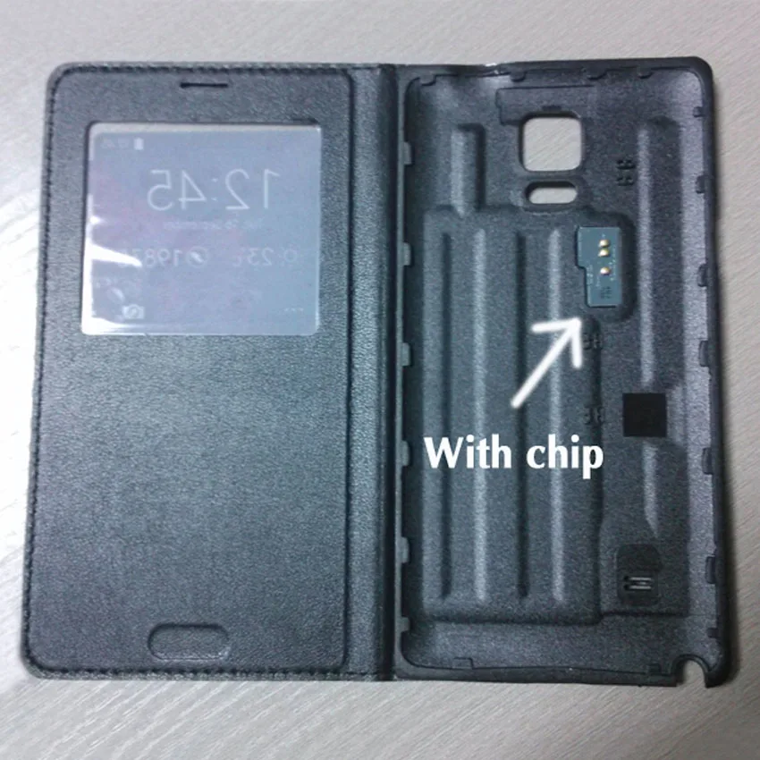 Asuwish откидная крышка кожаный чехол для Samsung Galaxy Note 4 Note4 N910 N910F N910H телефона Smart View с