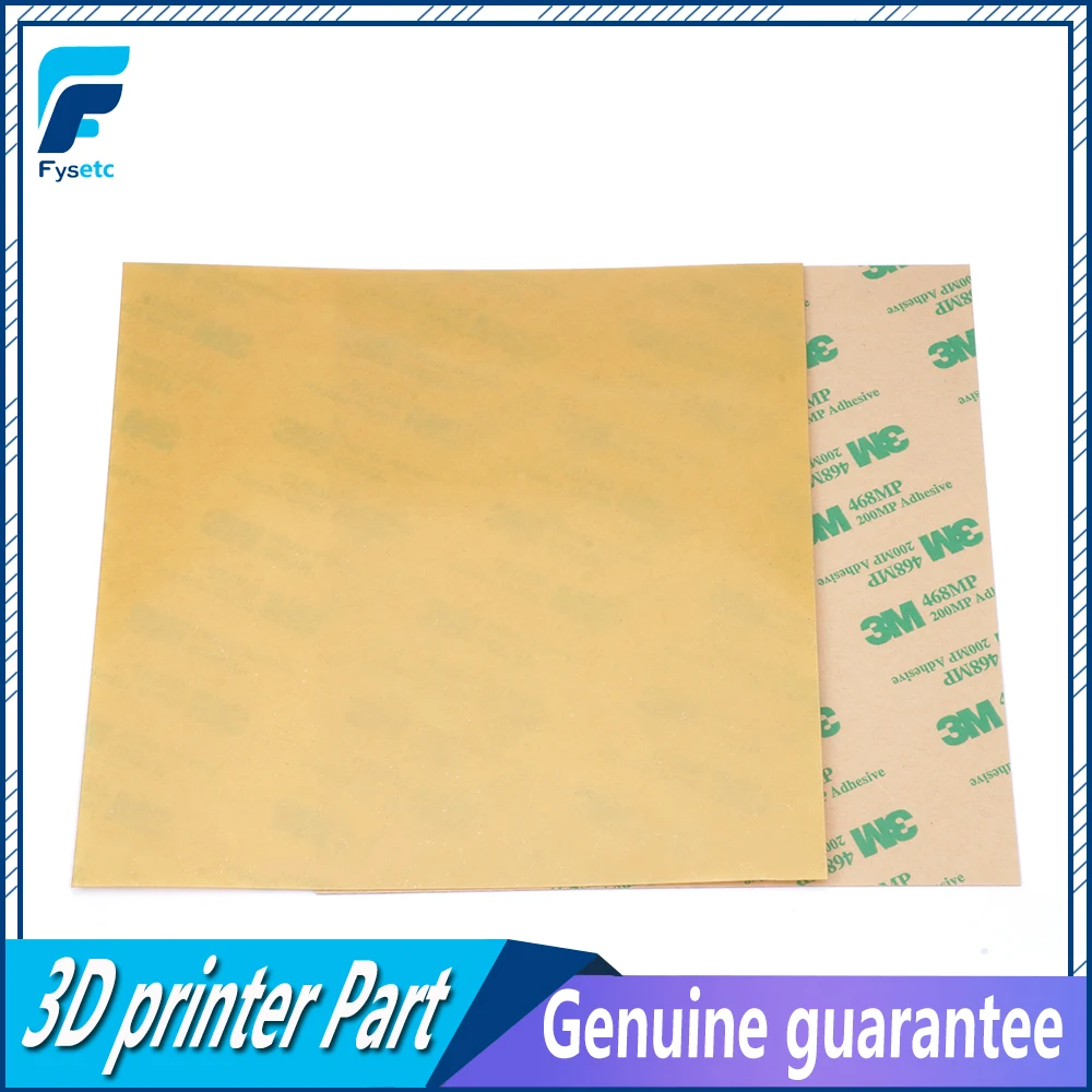 Cold PEI Sheet 3D Printer Parts 3D Print Build Surface Polyetherimide Cold PEI Sheet 0.3mm Thickness With 3M 468MP Adhesive
Cold PEI Sheet 3D Printer Parts 3D Print Build Surface Polyetherimide Cold PEI Sheet 0.3mm Thickness With 3M 468MP Adhesive