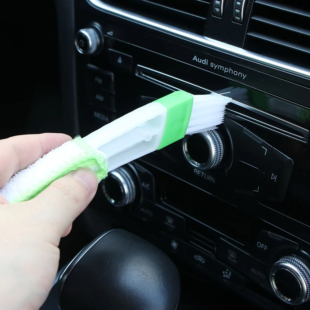 Car Double Side Cleaning Brush Dashboard Soft Brush Auto Air Conditioning Outlet Cleaning Brush Dust Double Side Brush
Car Double Side Cleaning Brush Dashboard Soft Brush Auto Air Conditioning Outlet Cleaning Brush Dust Double Side Brush