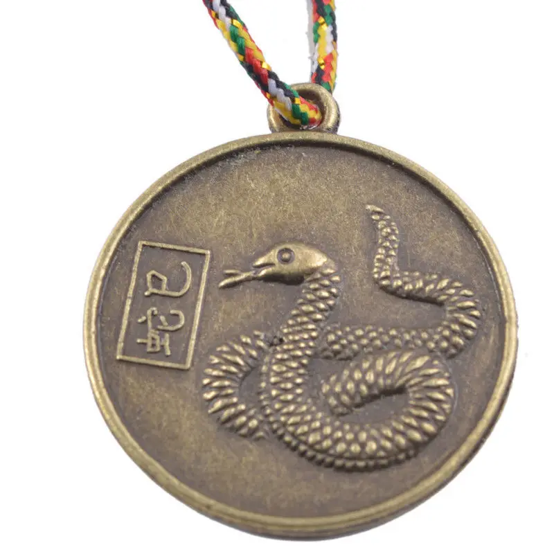 SNAKE CHINESE ZODIAC Charm Pendant Coin Lucky Feng Shui+Five Element Chain Y1091-6
SNAKE CHINESE ZODIAC Charm Pendant Coin Lucky Feng Shui+Five Element Chain Y1091-6