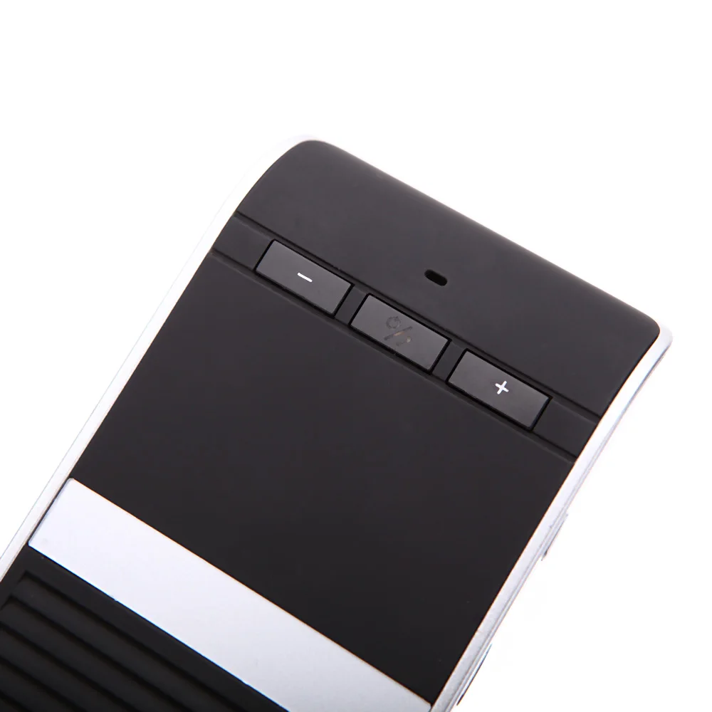 Wireless Car Bluetooth 4.0 Handsfree Kit Speakerphone Solar Powered 10m Distance Hands Free Support 2 Phones Speaker | Электроника