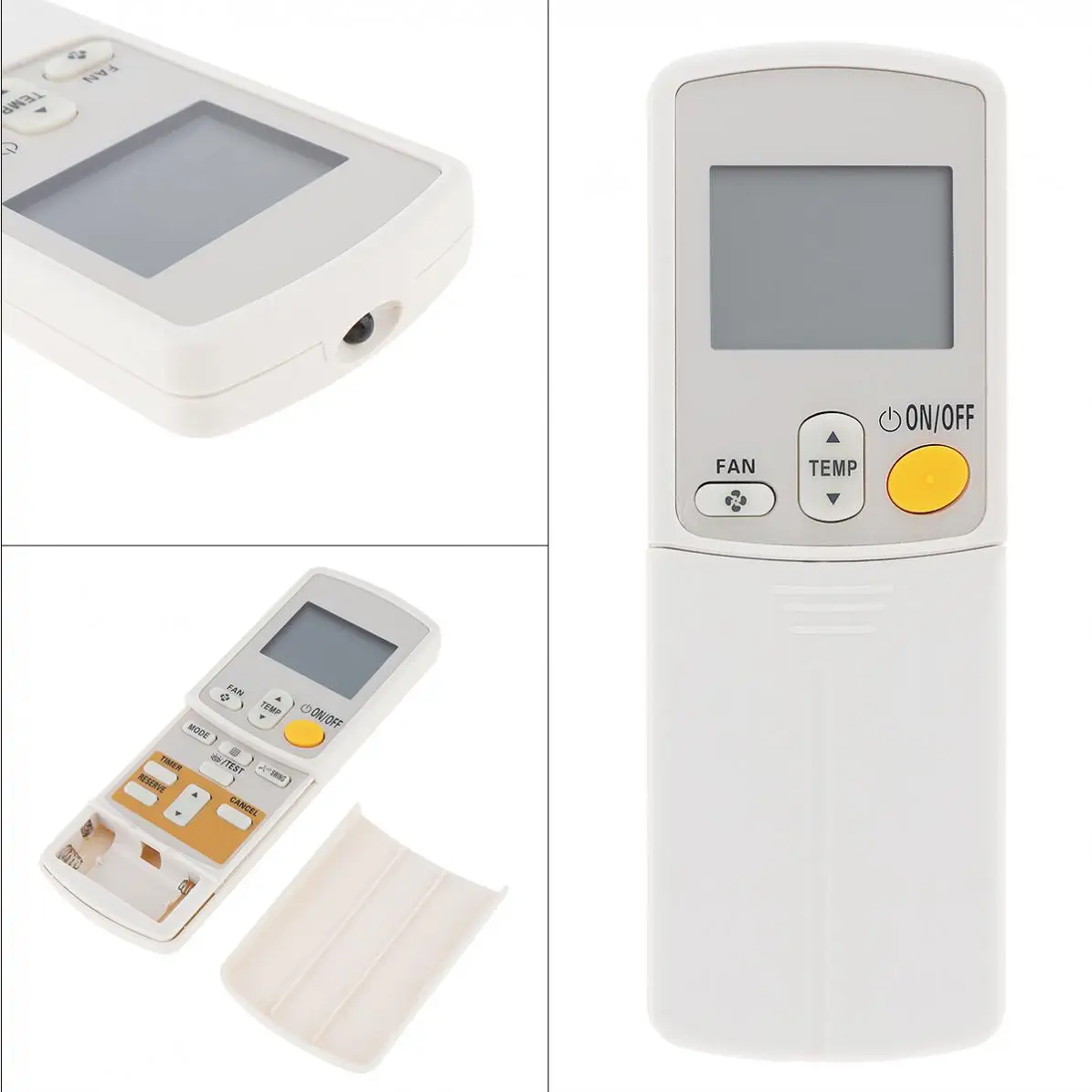 KELANG English Air Conditioner Remote Control DC 3V Support 2 x AAA Batteries with HD Big Screen for Daikin BRC4C155
KELANG English Air Conditioner Remote Control DC 3V Support 2 x AAA Batteries with HD Big Screen for Daikin BRC4C155