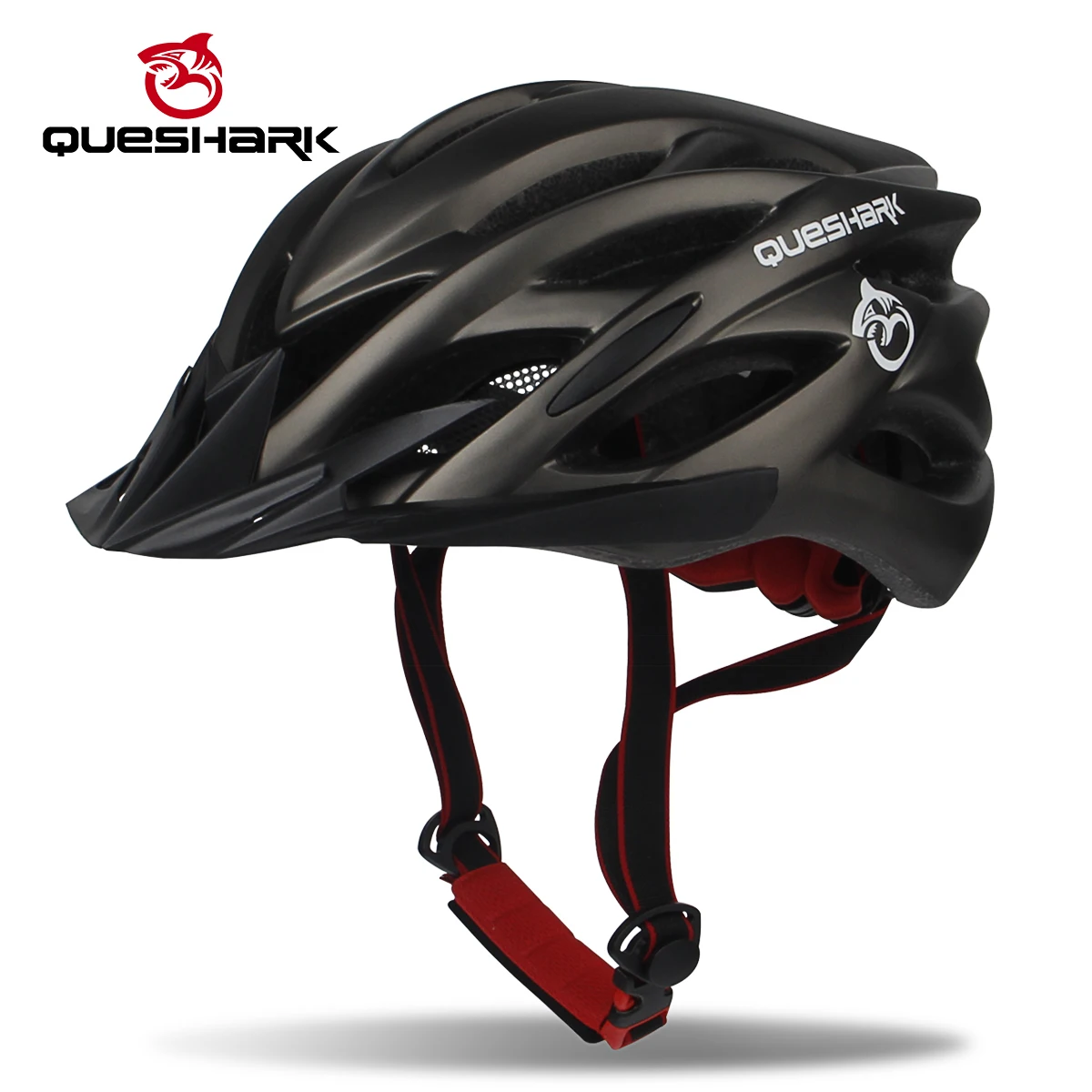 QUESHARK Super Head Protection Bicycle Helmets Black Integrally-molded Cycling Helmets EPS 28 Vents Mountain Road Bike Helmets
QUESHARK Super Head Protection Bicycle Helmets Black Integrally-molded Cycling Helmets EPS 28 Vents Mountain Road Bike Helmets
