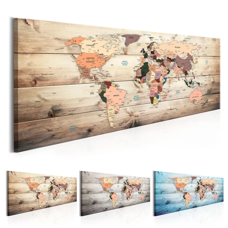 Grand Vintage World Map Canvas Painting Prints Posters Classical Modern Wall Art Pictures for Bedroom or Living Room Home Decor
Grand Vintage World Map Canvas Painting Prints Posters Classical Modern Wall Art Pictures for Bedroom or Living Room Home Decor