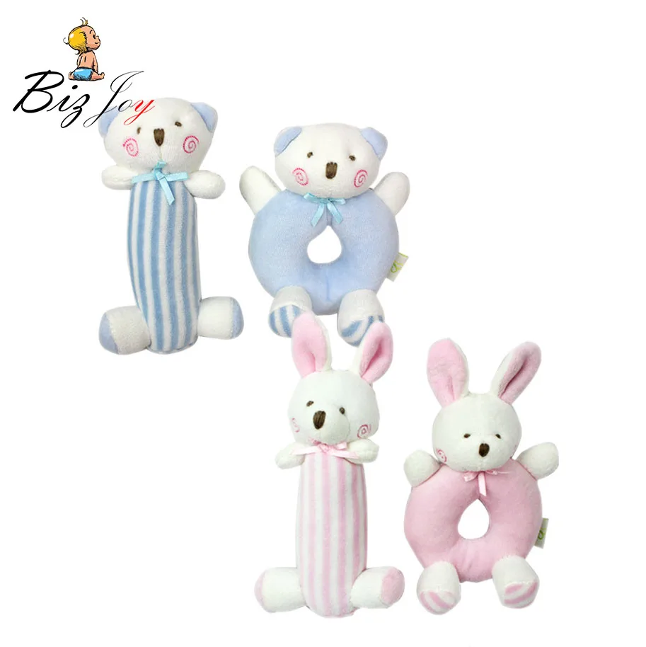 2Pcs/set 100% Cotton Pink Blue Rabbit Bear Plush Toy Infant Baby Crib Stroller Infant Newborn Bed Baby Circle Rattles Play
2Pcs/set 100% Cotton Pink Blue Rabbit Bear Plush Toy Infant Baby Crib Stroller Infant Newborn Bed Baby Circle Rattles Play