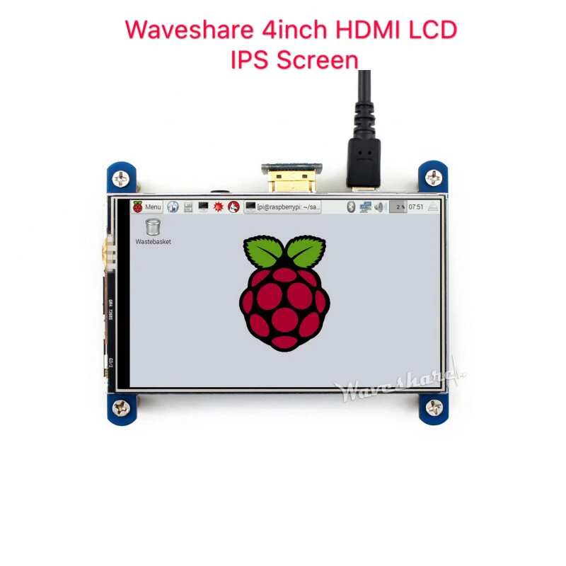 Waveshare 4inch HDMI LCD Resistive Touch Screen IPS Screen Tablet HDMI interface 800*480 Resolution Designed for Raspberry Pi
Waveshare 4inch HDMI LCD Resistive Touch Screen IPS Screen Tablet HDMI interface 800*480 Resolution Designed for Raspberry Pi