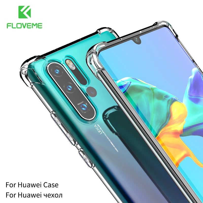 Чехол Floveme для huawei P20 P30 Pro силиконовый чехол s противоударный mate 20 lite Funda Coque