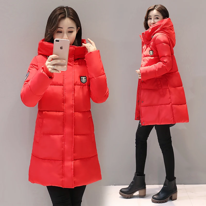 New Long Winter Jacket Woment Fashion Solid Warm Hooded Thick Padded Down Parkas Female Coat Women Parka Mujer 2019 Tops 8 Color
New Long Winter Jacket Woment Fashion Solid Warm Hooded Thick Padded Down Parkas Female Coat Women Parka Mujer 2019 Tops 8 Color