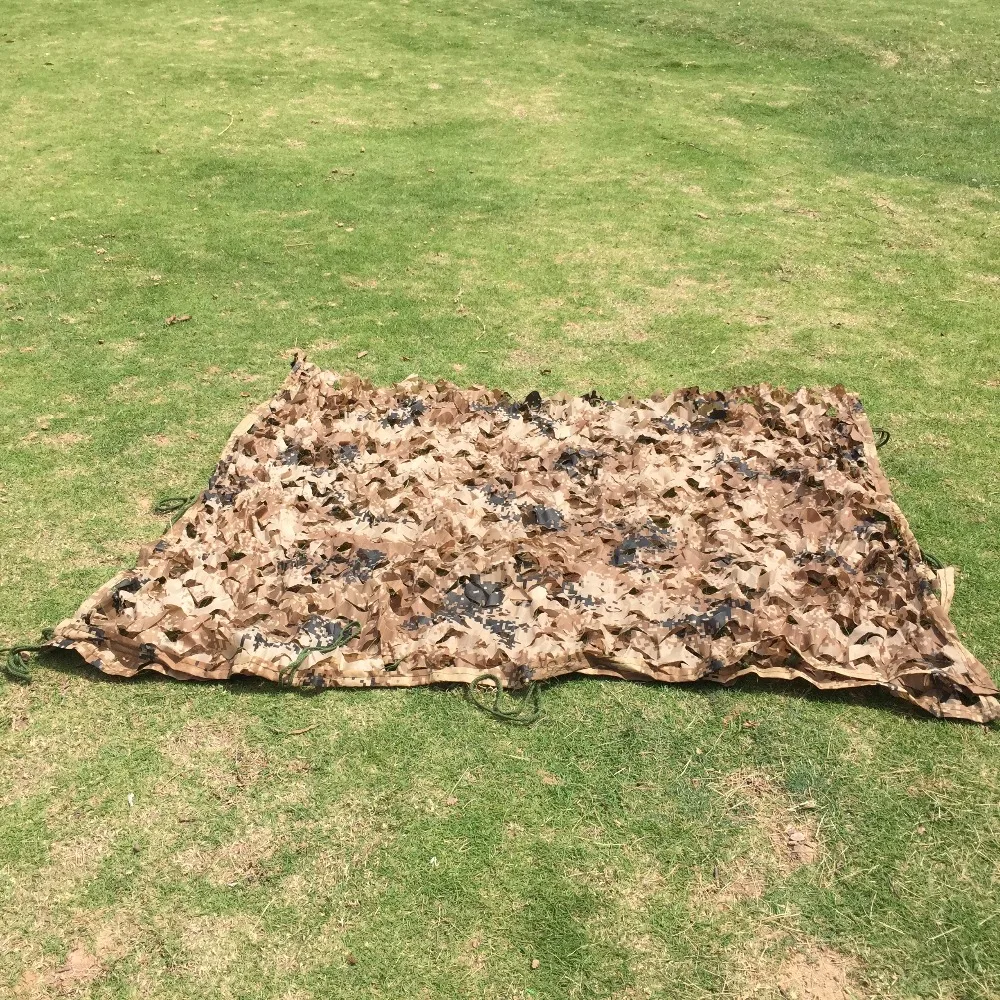 1.5x4m Hunting Camouflage Nets Military mesh camo net outdoor sun shade garden tents with hang rope 100% Oxford polyester
1.5x4m Hunting Camouflage Nets Military mesh camo net outdoor sun shade garden tents with hang rope 100% Oxford polyester